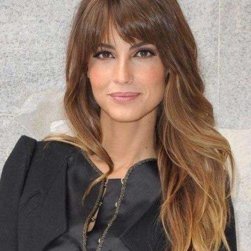 Long Hairstyles With Bangs For Round Faces (Photo 8 of 15)