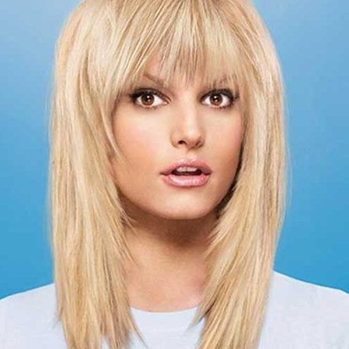 Long Length Hairstyles With Fringe (Photo 10 of 15)