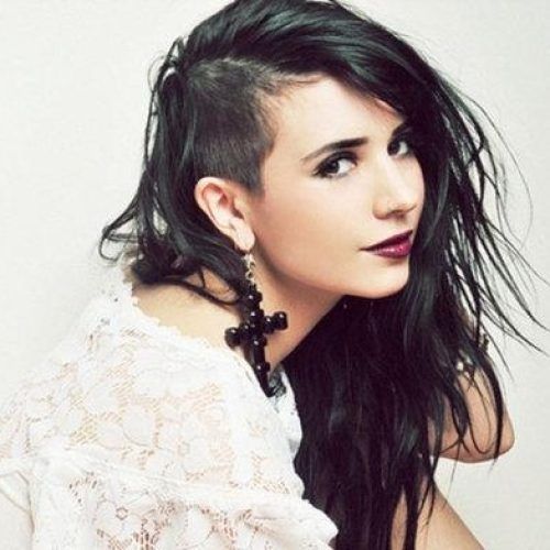 Long Hairstyles With Shaved Sides (Photo 7 of 15)