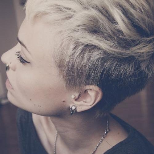 Short Hairstyles With Both Sides Shaved (Photo 14 of 20)