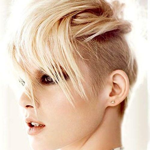 Short Hairstyles One Side Shaved (Photo 17 of 20)