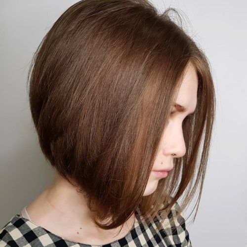 Shiny Strands Blunt Bob Hairstyles (Photo 12 of 20)