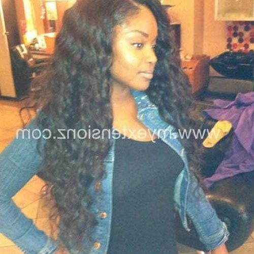 Wavy Long Weave Hairstyles (Photo 10 of 15)