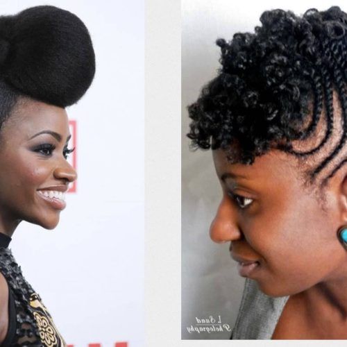 Updo Hairstyles For Black Women With Natural Hair (Photo 1 of 15)