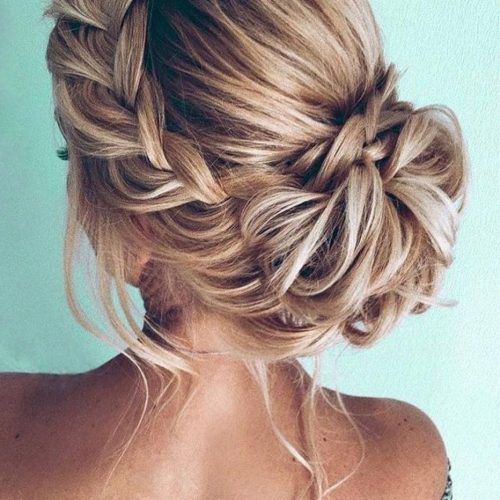 Braid Tied Updo Hairstyles (Photo 9 of 20)