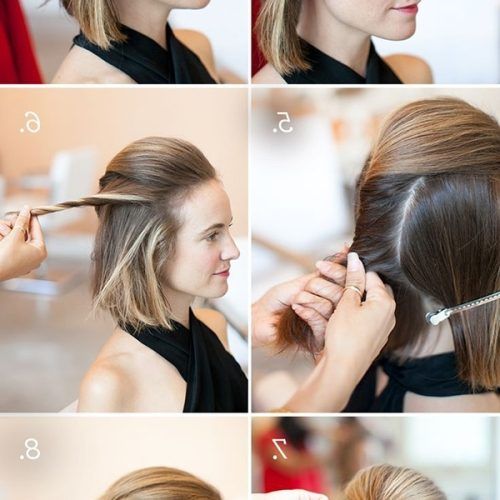 Easy Updos For Thick Medium Length Hair (Photo 3 of 15)