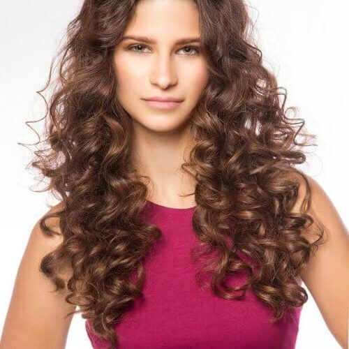 Long Curly Hairstyles For Round Faces (Photo 3 of 15)