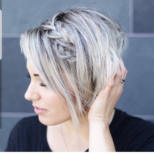 Cropped Gray Pixie Hairstyles With Swoopy Bangs (Photo 8 of 20)