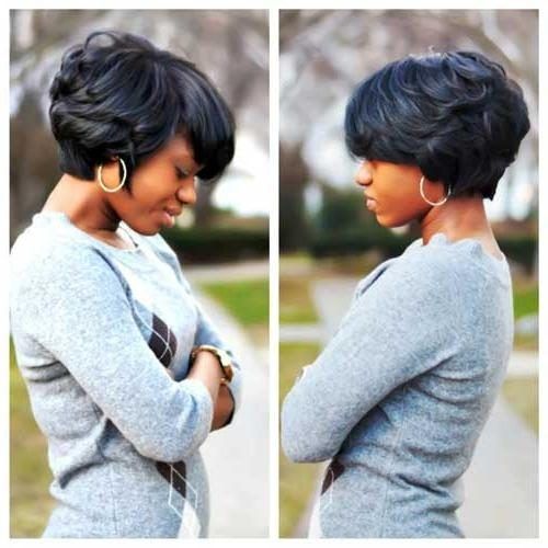 Sexy Black Short Hairstyles (Photo 16 of 20)