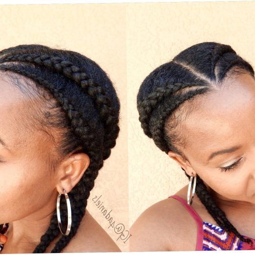 Cornrows Hairstyles With Own Hair (Photo 10 of 15)