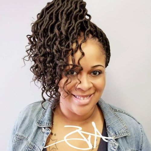 Crochet Micro Braid Hairstyles Into Waves (Photo 9 of 20)