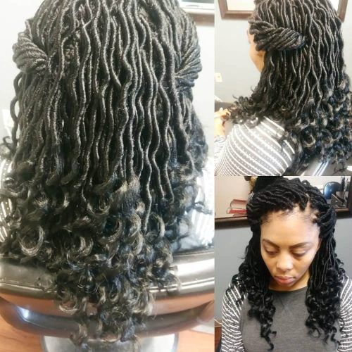 Crochet Micro Braid Hairstyles Into Waves (Photo 8 of 20)