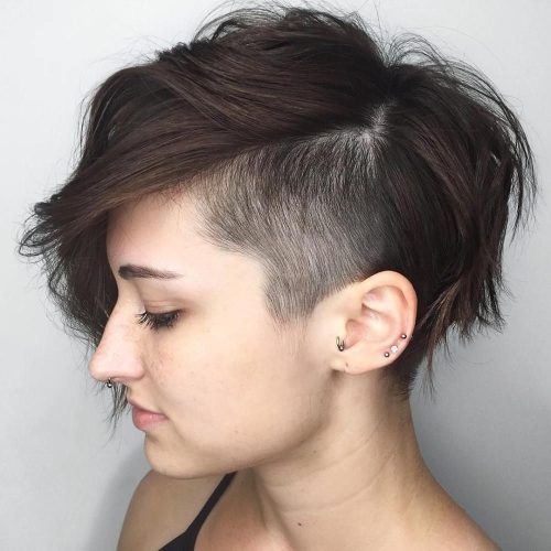 Pixie-Bob Hairstyles With Temple Undercut (Photo 3 of 20)