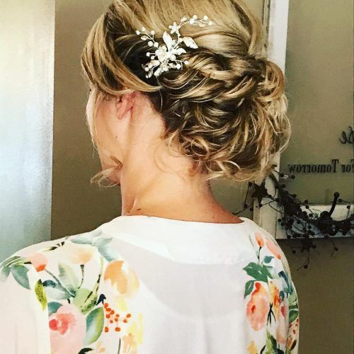 Romantic Florals Updo Hairstyles (Photo 19 of 20)