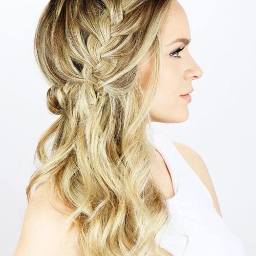 Side Braid Updo For Long Hair (Photo 4 of 15)