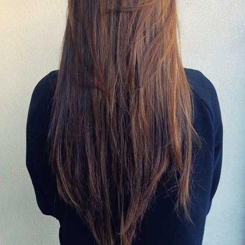 Long Hairstyles Layered Straight (Photo 5 of 15)