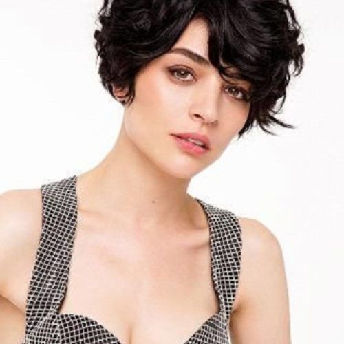 Long Messy Curly Pixie Haircuts (Photo 1 of 20)