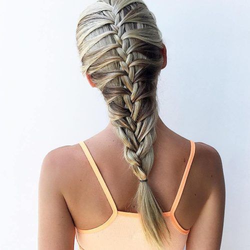 Mermaid Braid Hairstyles With A Fishtail (Photo 13 of 20)