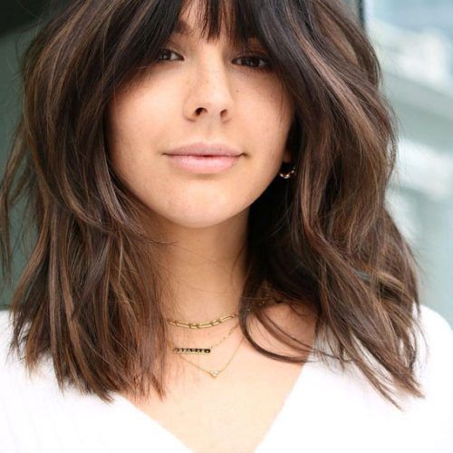 Shoulder Length Hair With Bangs And Layers (Photo 7 of 15)