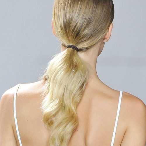 Lively And Lovely Low Ponytail Hairstyles (Photo 12 of 20)