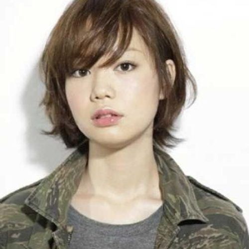 Asian Hairstyles With Short Bangs (Photo 5 of 20)