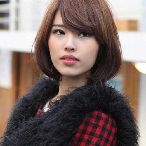 Asian Hairstyles With Side Bangs (Photo 17 of 20)