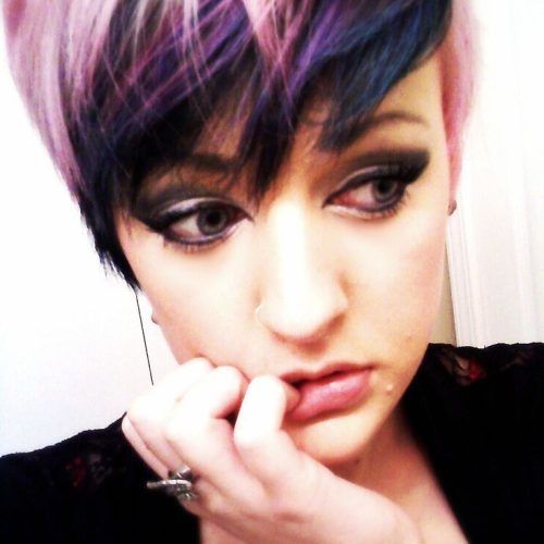 Edgy Purple Tinted Pixie Haircuts (Photo 9 of 20)
