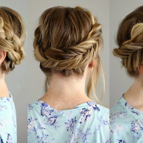 Messy Crown Braided Hairstyles (Photo 9 of 20)