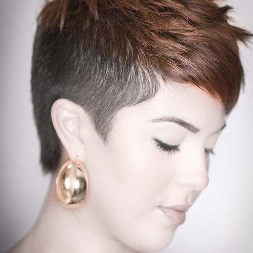 Short Hairstyles With Both Sides Shaved (Photo 7 of 20)