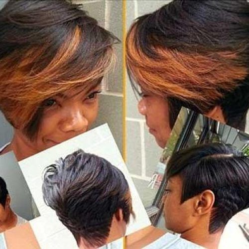 Asymmetrical Bob Hairstyles For Black Women (Photo 15 of 15)