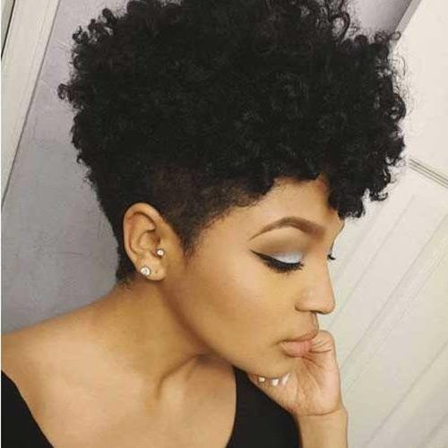 Short Haircuts For Black Curly Hair (Photo 1 of 20)