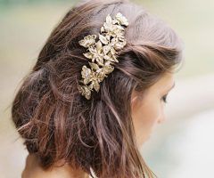 20 Best Pulled Back Bridal Hairstyles for Short Hair