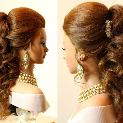 Long Curly Hair Updo Hairstyles (Photo 1 of 15)
