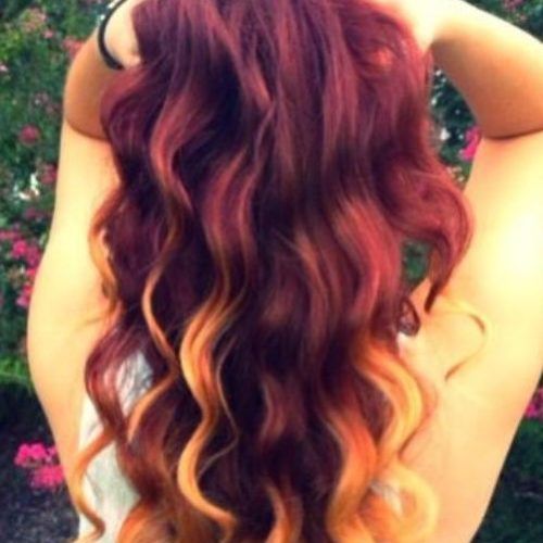 Long Hairstyles Red Ombre (Photo 12 of 15)
