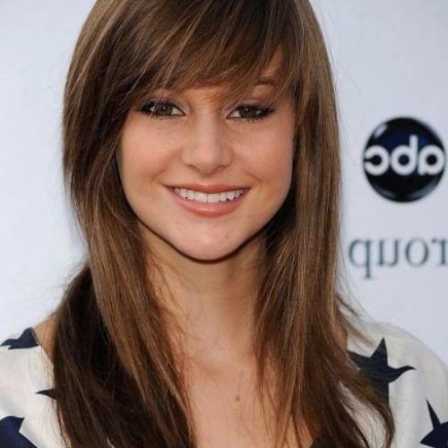 Long Hairstyles Side Swept Bangs (Photo 12 of 15)