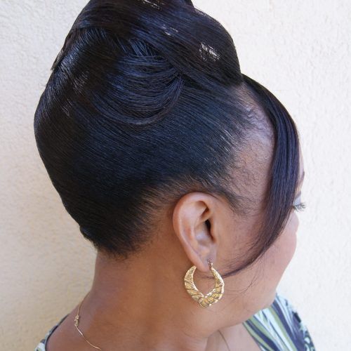Black Ponytail Hairstyles With A Bouffant (Photo 5 of 20)