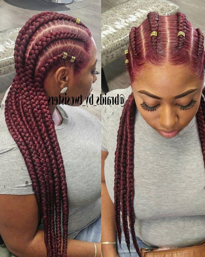 2024 Popular Braided Hairstyles to the Back
