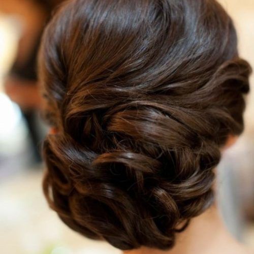 Bridal Updo Hairstyles For Medium Length Hair (Photo 9 of 15)