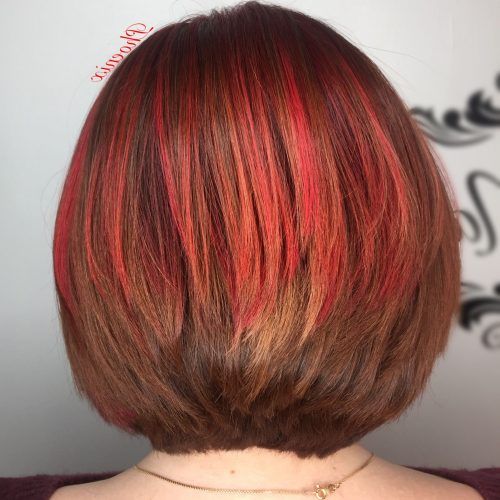 Bright Red Bob Hairstyles (Photo 6 of 20)