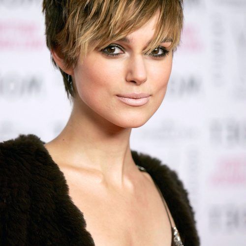 Brunette Pixie Hairstyles With Feathered Layers (Photo 9 of 20)