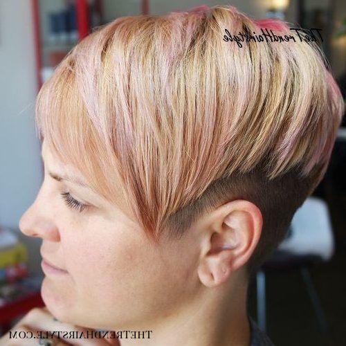 Choppy Pixie Haircuts With Blonde Highlights (Photo 15 of 20)