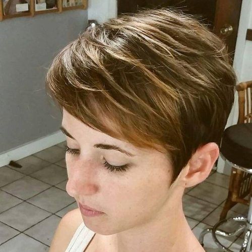 Cute Pixie Haircuts For Round Faces (Photo 3 of 20)