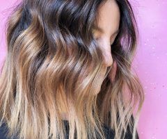 20 Ideas of Deep Chocolate Curls Hairstyles with High Contrast Highlights