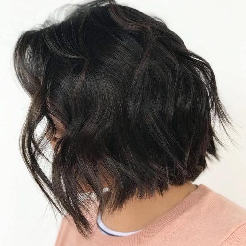 Feathered Golden Brown Bob Hairstyles (Photo 11 of 20)