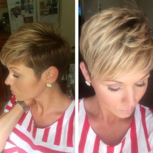 Feathered Pixie Shag Haircuts With Highlights (Photo 5 of 20)