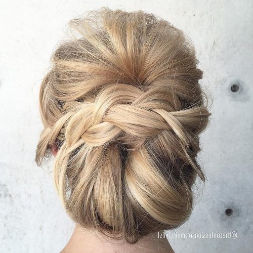 Fishtailed Snail Bun Prom Hairstyles (Photo 5 of 20)