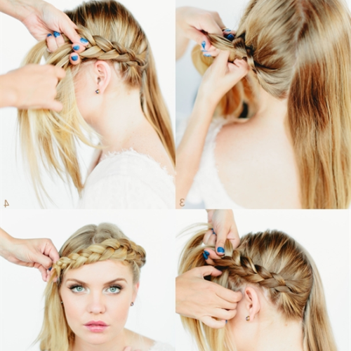 French Braids Crown And Side Fishtail (Photo 15 of 15)