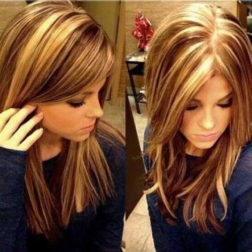 Highlighted Long Hairstyles (Photo 7 of 20)