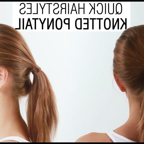 Knotted Ponytail Hairstyles (Photo 10 of 20)