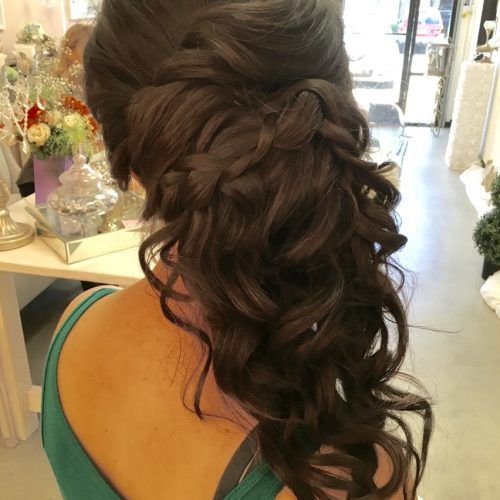 Long Cascading Curls Prom Hairstyles (Photo 7 of 20)